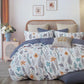 300TC Adriana Reversible Cotton Quilt Cover Set Queen - Magdasmall