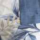 300TC Carolyn Blue Reversible Cotton Quilt Cover Set Queen - Magdasmall