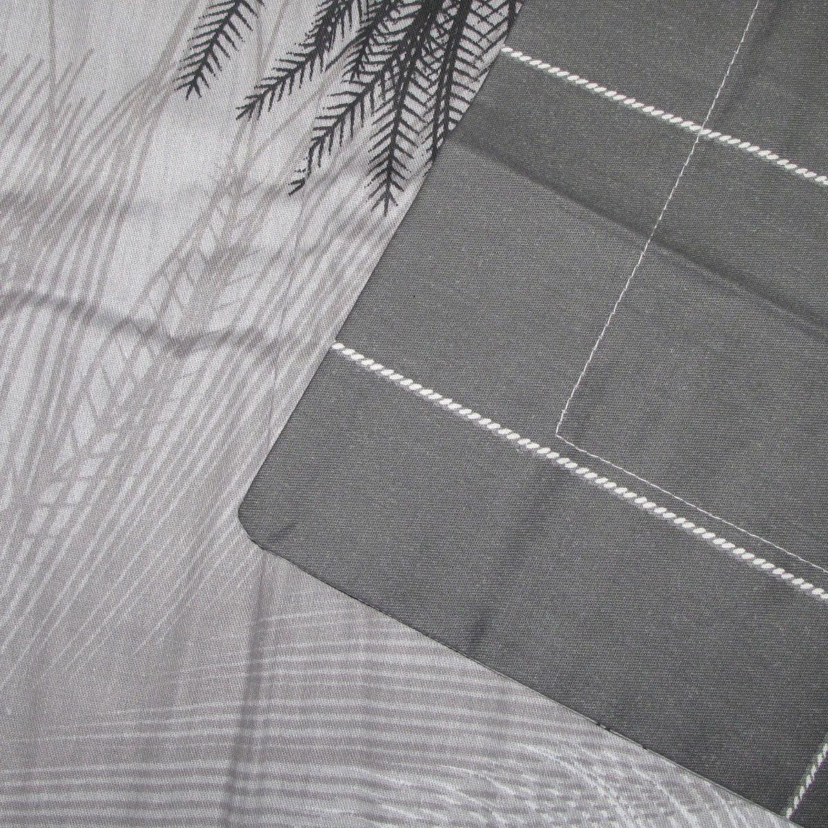 300TC Heidi Grey Reversible Cotton Quilt Cover Set King - Magdasmall