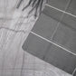 300TC Heidi Grey Reversible Cotton Quilt Cover Set Queen - Magdasmall