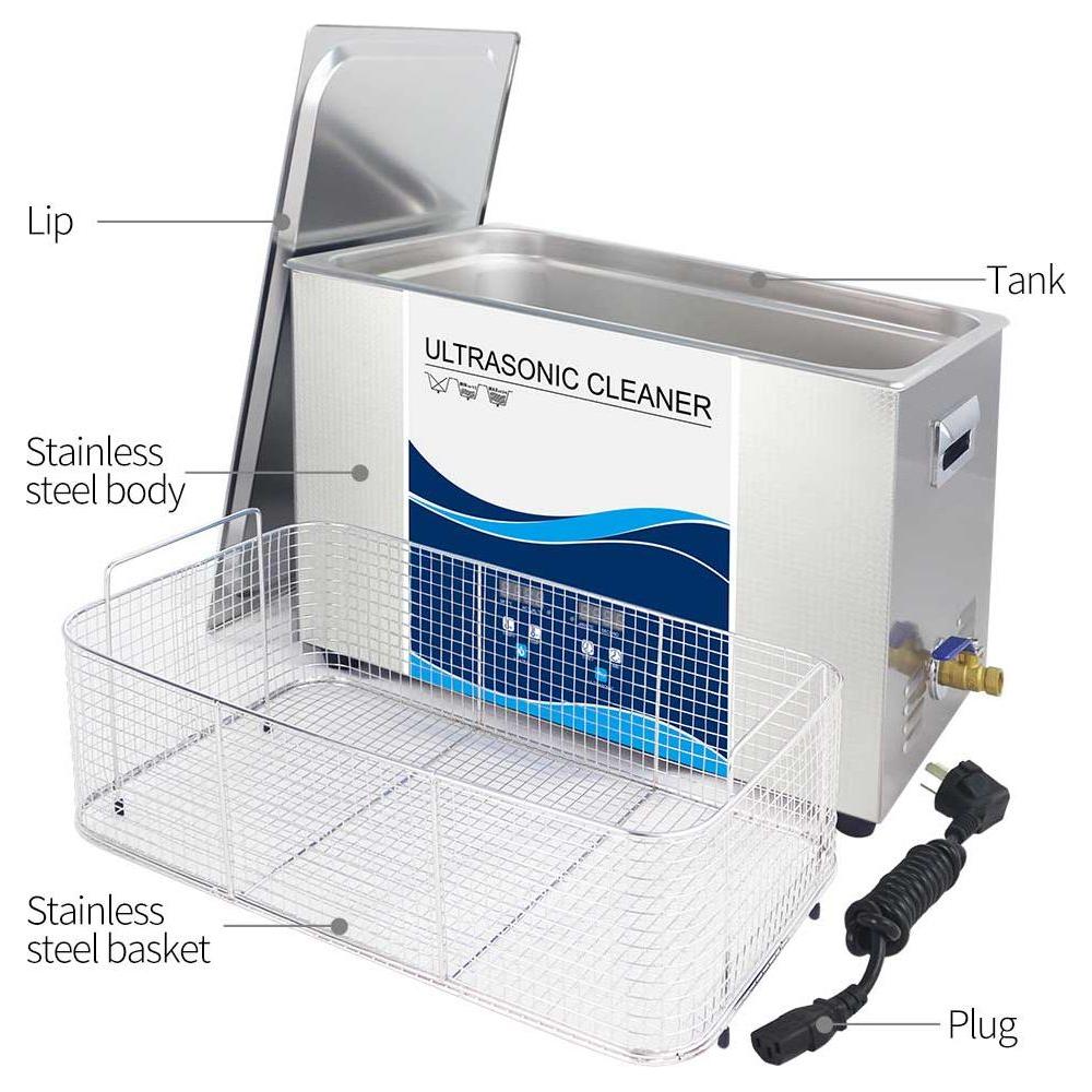 30L Digital Ultrasonic Cleaner Jewelry Ultra Sonic Bath Degas Parts Cleaning - Magdasmall