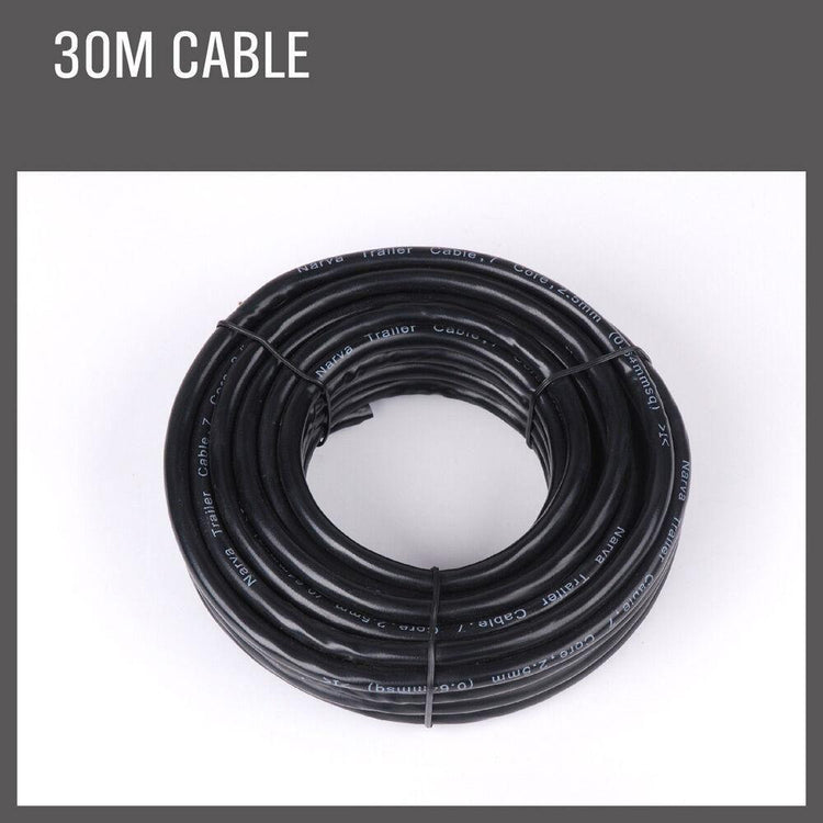 30M x 5 Core Wire Cable Trailer Cable Automotive Boat Caravan Truck Coil V90 PVC - Magdasmall