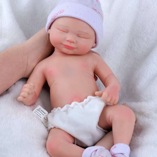 30cm/12&quot; 1.2Kg Full Body Silicone Reborn Baby Doll Preemie Silicone Painted Baby