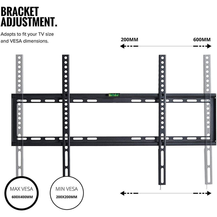 32-70 Inch Fixed TV Wall Mount Bracket TV Bracket Wall Mount up to 75KG - Magdasmall