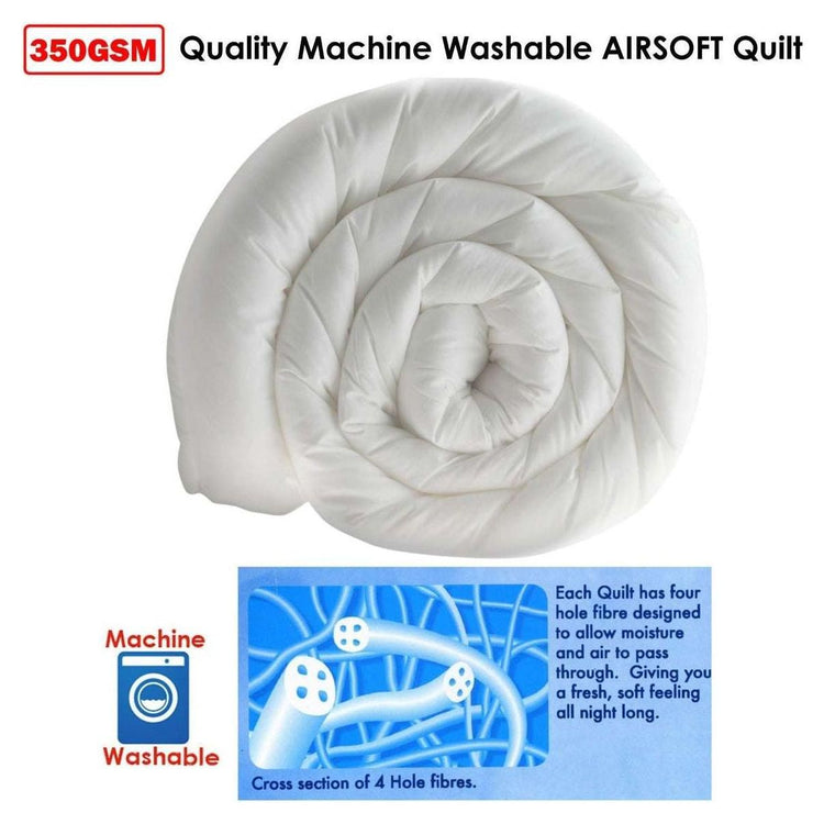 350gsm Quality Airsoft Quilt Queen - Magdasmall