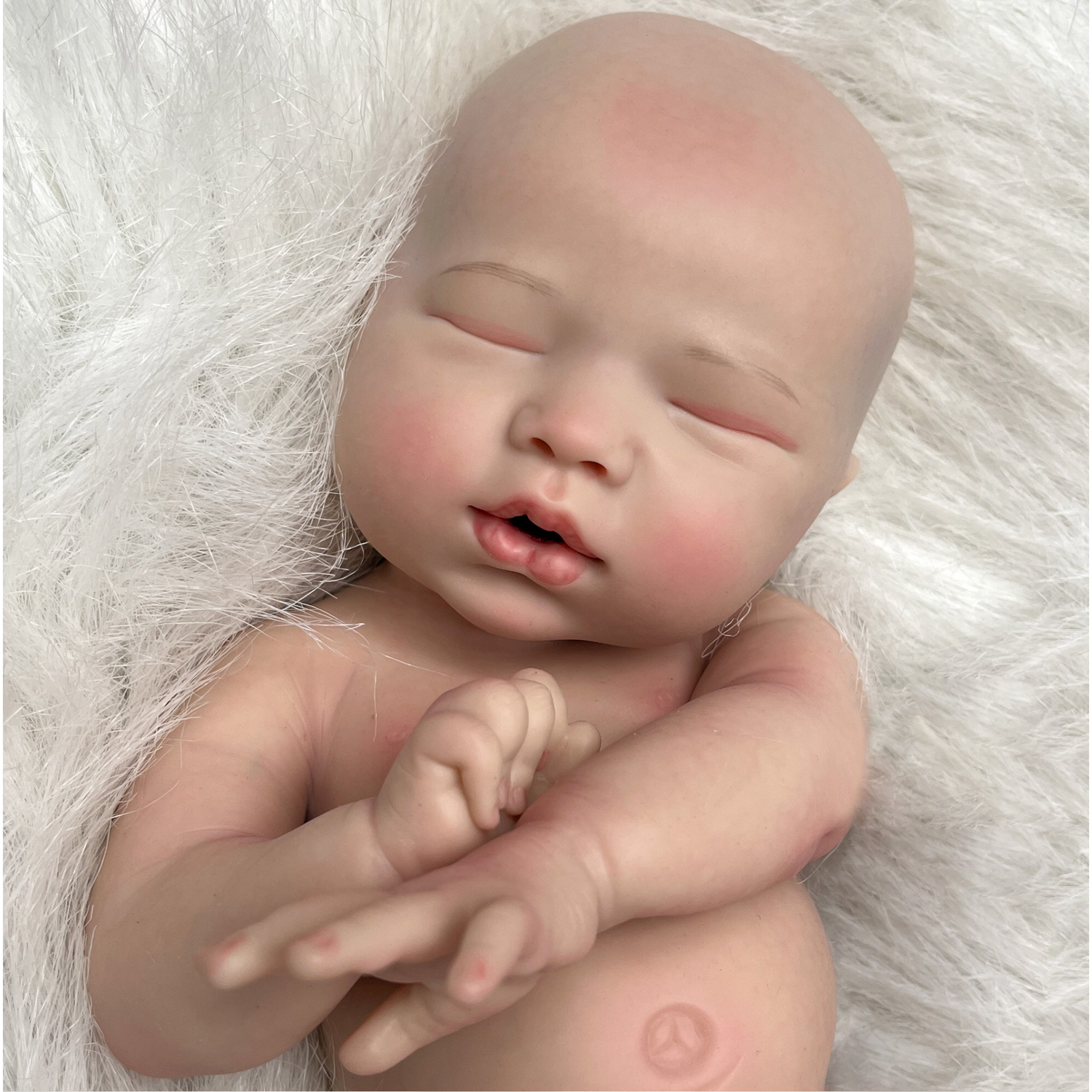 35cm Reborn Baby Dolls Full Silicone Baby Doll-Drink-Wet System-Painted-Handmade - Magdasmall