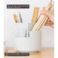 360 degree rotating multi-functional pen holder with 3 separate layer for office desk organiser (Pink) - Magdasmall