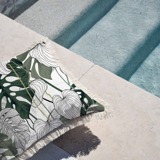 Cushion Cover-Coastal Fringe-Kona-45cm X 45cm