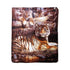 375gsm 1 Ply 3D Print Faux Mink Blanket Queen 200x240 cm Tiger Family - Magdasmall