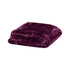 375gsm 1 Ply Solid Faux Mink Blanket Queen 200x240 cm Plum - Magdasmall