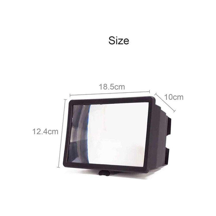 3D Mobile Phone Screen Magnifier 12" HD Video Amplifier for Smartphone Stand - Magdasmall