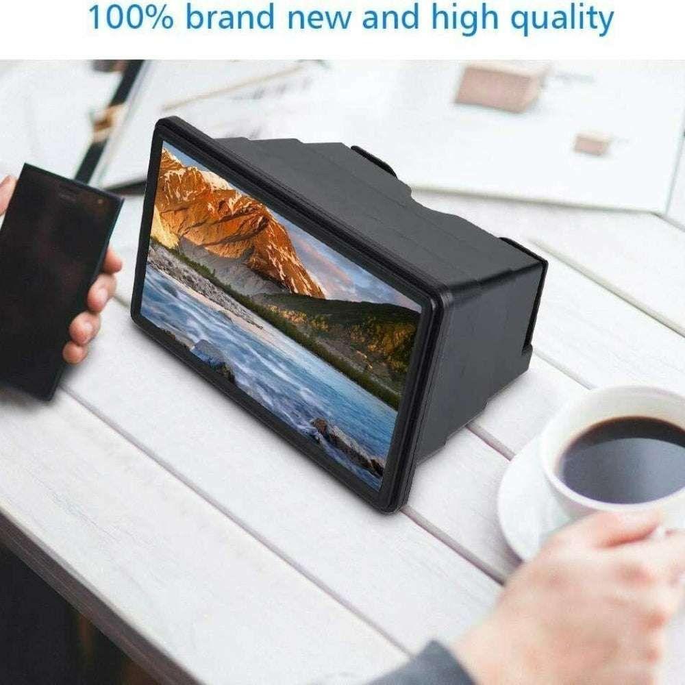 3D Mobile Phone Screen Magnifier 12" HD Video Amplifier for Smartphone Stand - Magdasmall