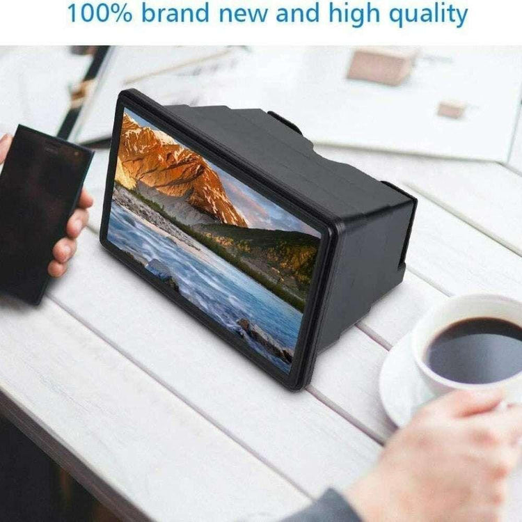 3D Mobile Phone Screen Magnifier 12" HD Video Amplifier for Smartphone Stand - Magdasmall