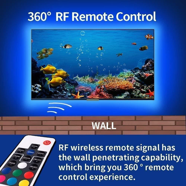 3M LED Strip Lights Rope Light for TV, Gaming and Computer (Lights Strip App with Remote Control) - Magdasmall