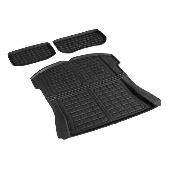 3PCS Car Rear Front Cargo Trunk Toolbox Luggage Rubber Mats for Tesla Model 3 2021-2022 - Magdasmall