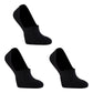 3X Rexy Cushion No Show Ankle Socks Large Non-Slip Breathable BLACK - Magdasmall