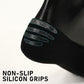3X Rexy Cushion No Show Ankle Socks Large Non-Slip Breathable BLACK - Magdasmall