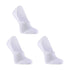 3X Rexy Cushion No Show Ankle Socks Medium Non-Slip Breathable WHITE - Magdasmall