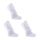 3X Rexy Cushion No Show Ankle Socks Medium Non-Slip Breathable WHITE - Magdasmall