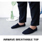 3X Rexy Cushion No Show Ankle Socks Small Non-Slip Breathable BLACK - Magdasmall