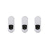 3X Rexy Cushion No Show Ankle Socks Small Non-Slip Breathable WHITE - Magdasmall