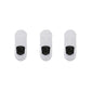 3X Rexy Cushion No Show Ankle Socks Small Non-Slip Breathable WHITE - Magdasmall