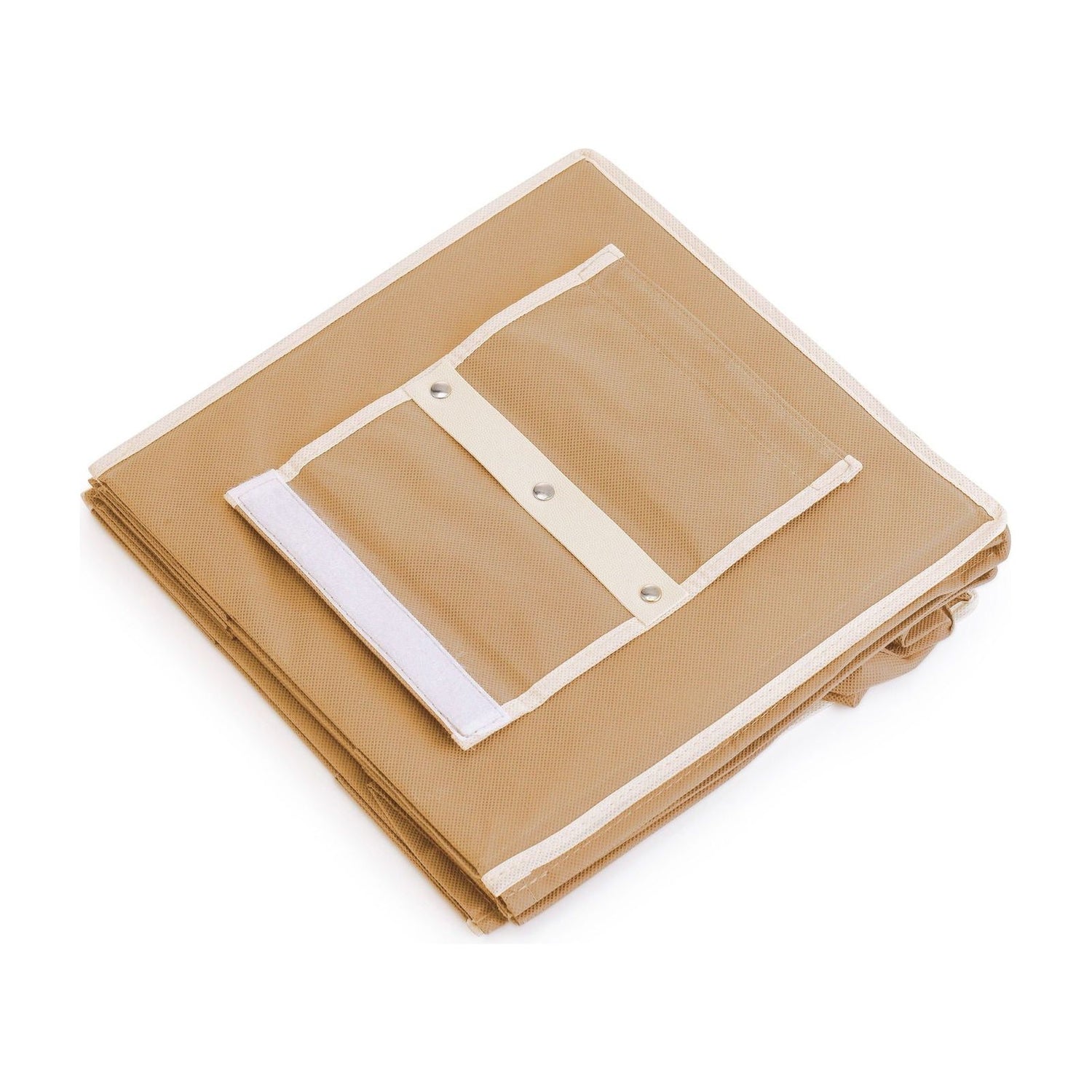 3 Pack 5-Tier Shelf Hanging Closet Organizer and Storage for Clothes (Beige) - Magdasmall