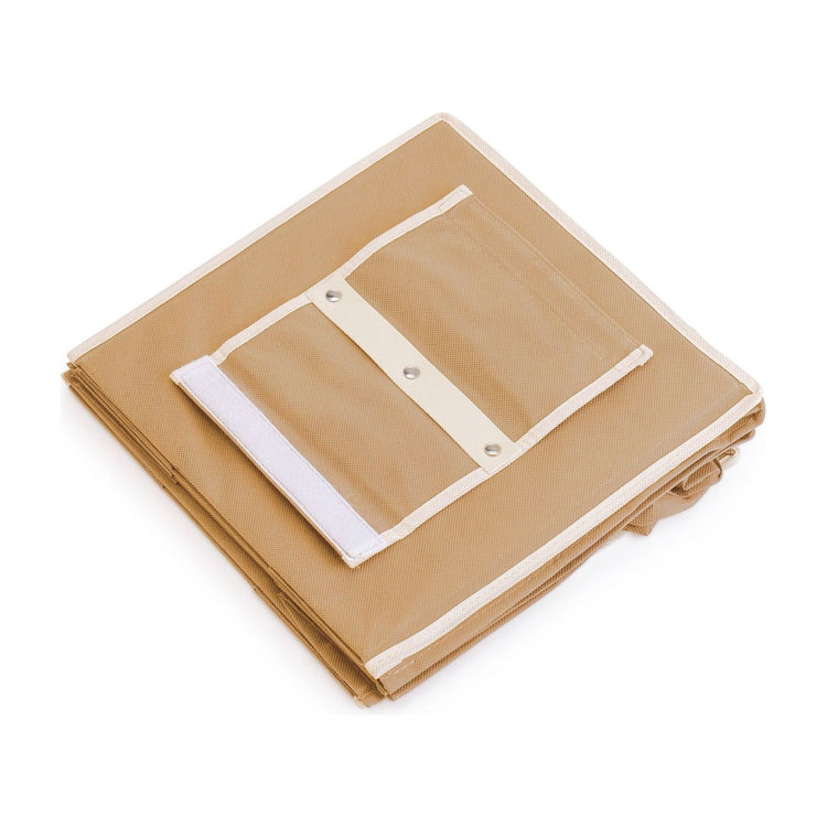 3 Pack 5-Tier Shelf Hanging Closet Organizer and Storage for Clothes (Beige) - Magdasmall