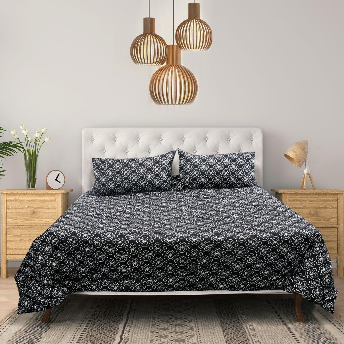 3 Pce Botanica Printed Comforter Set Rosebud Queen/King - Magdasmall