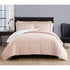 3 Piece Micro Mink Comforter Set Apricot Queen - Magdasmall