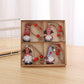 3 boxe style a set New Christmas Decorations, Small Wooden Pendants, Christmas Tree Decorations, 12 Wooden Box Packaging Pendants - Magdasmall
