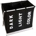 3 in 1 Large 135L Laundry Clothes Hamper Basket with Waterproof bags and Aluminum Frame (Black) - Magdasmall