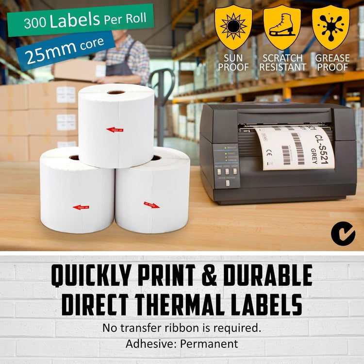 3 rolls 100x150mm 4x6 900 Labels Shipping Label Fastway eParcel Aaramex Couriers Please - Magdasmall