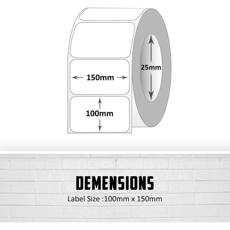 3 rolls 100x150mm 4x6 900 Labels Shipping Label Fastway eParcel Aaramex Couriers Please - Magdasmall