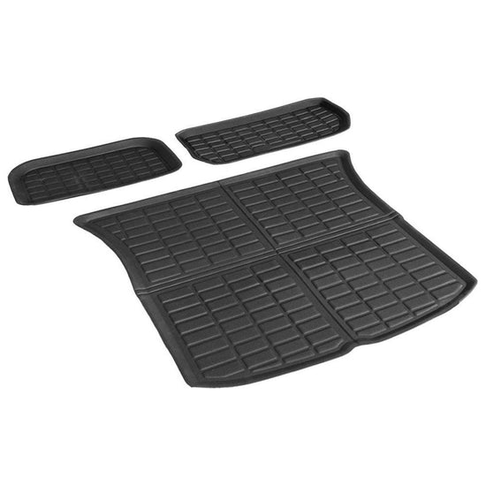 Tesla Model Y 2021-2024 Rear Well Front Cargo Trunk Toolbox Boot Liner Floor Mat