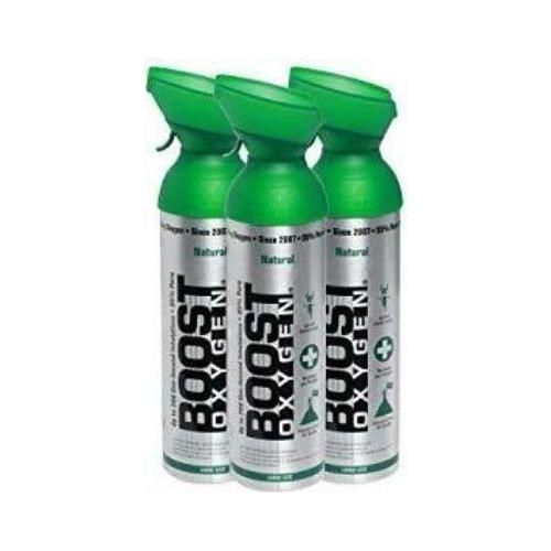 3pk 10 Litres of Boost Pure Oxygen in a Can Supplemental - 200 Breath (Large) - Magdasmall
