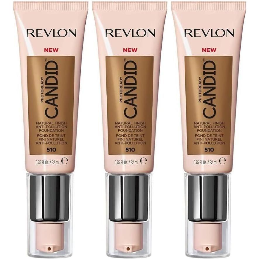 3x Revlon 22ml Photoready Candid Foundation - 510 Capuccino - Magdasmall