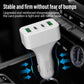 4-Port Car Charger (2 Ports PD + 2 Ports QC3.0 ) White - Magdasmall