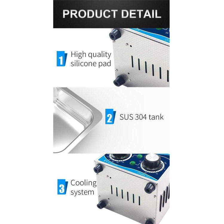 4.5L Digital Ultrasonic Cleaner - Ultra Sonic Bath Jewellery Cleaning - Magdasmall