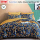 400TC Cotton Sateen Quilt Cover Set Xanthia King - Magdasmall