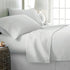 400TC Cotton Sateen Sheet Set Queen - White - Magdasmall