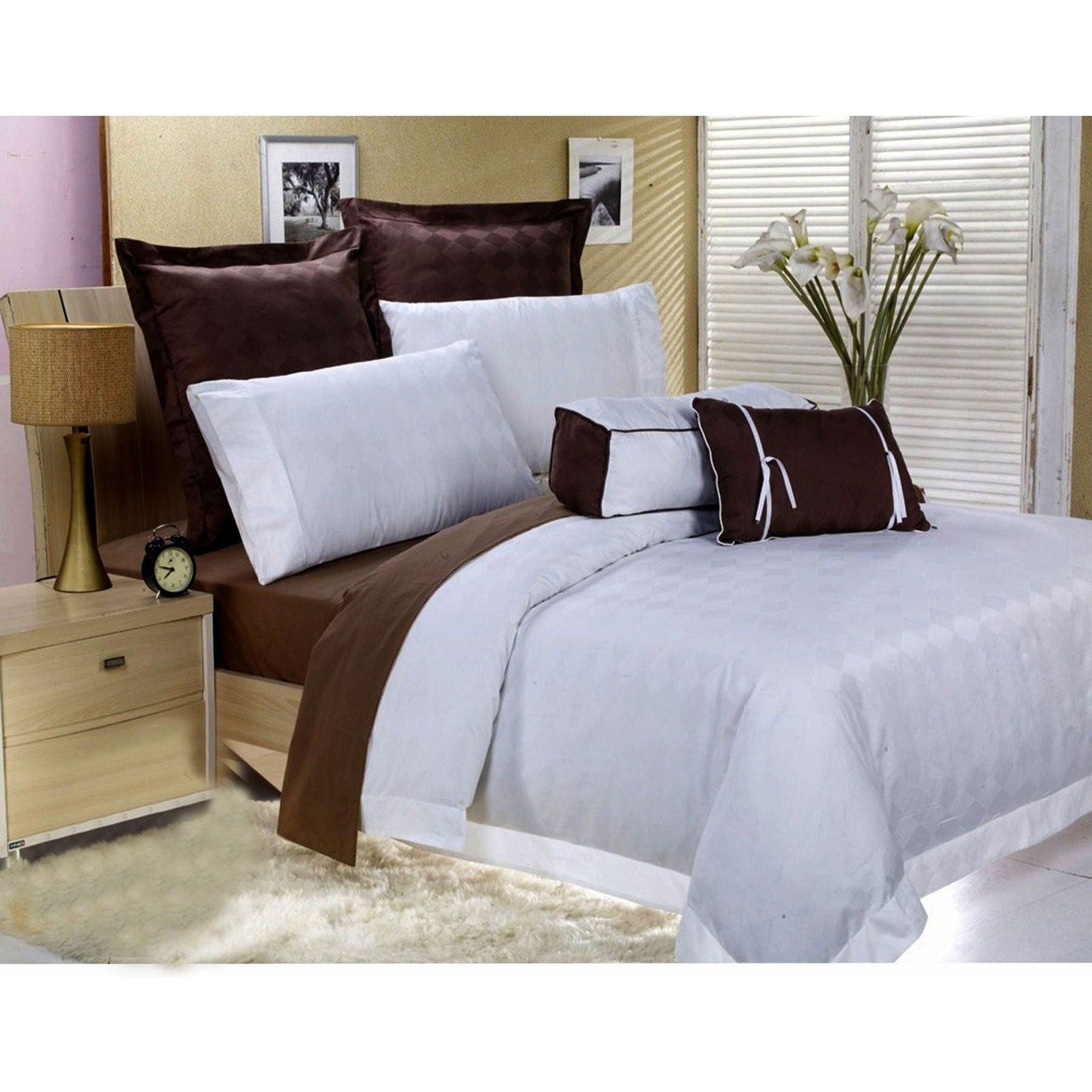 400 TC 7 Pce Sanctuary Bed Set King - Magdasmall