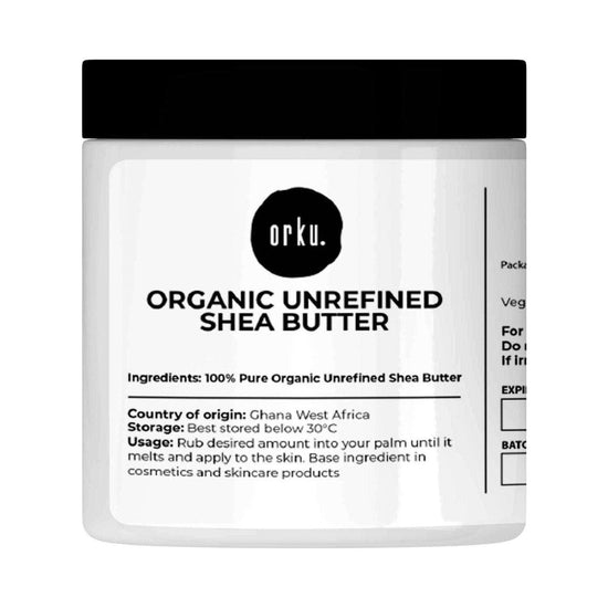400g Refined Shea Butter Jar - Organic Pure African Karite Moisturiser - Magdasmall