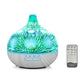 400ml Essential Oil Aroma Diffuser and Remote - 3D Glass Aromatherapy Humidifier - Magdasmall