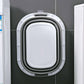 40L Collapsible Laundry Basket Washing Clothes w/Handles Bin Foldable - Grey/White - Magdasmall