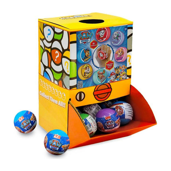 40X Kenisy Paw Patrol Squishy Toy Capsules 50mm Collectible Gacha in Display Box - Magdasmall