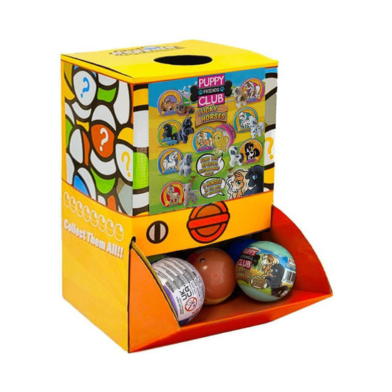 40X Puppy Club Lucky Horses Toy Capsules 50mm Collectible Gacha in Display Box - Magdasmall