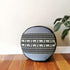 40cm Round Meditation Cushion Zafu Ottoman Pouf Kapok Filled BlueEle - Magdasmall
