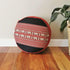 40cm Round Meditation Cushion Zafu Ottoman Pouf Kapok Filled RedEle - Magdasmall