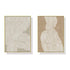 40cmx60cm Abstract Line 2 Sets Gold Frame Canvas Wall Art - Magdasmall